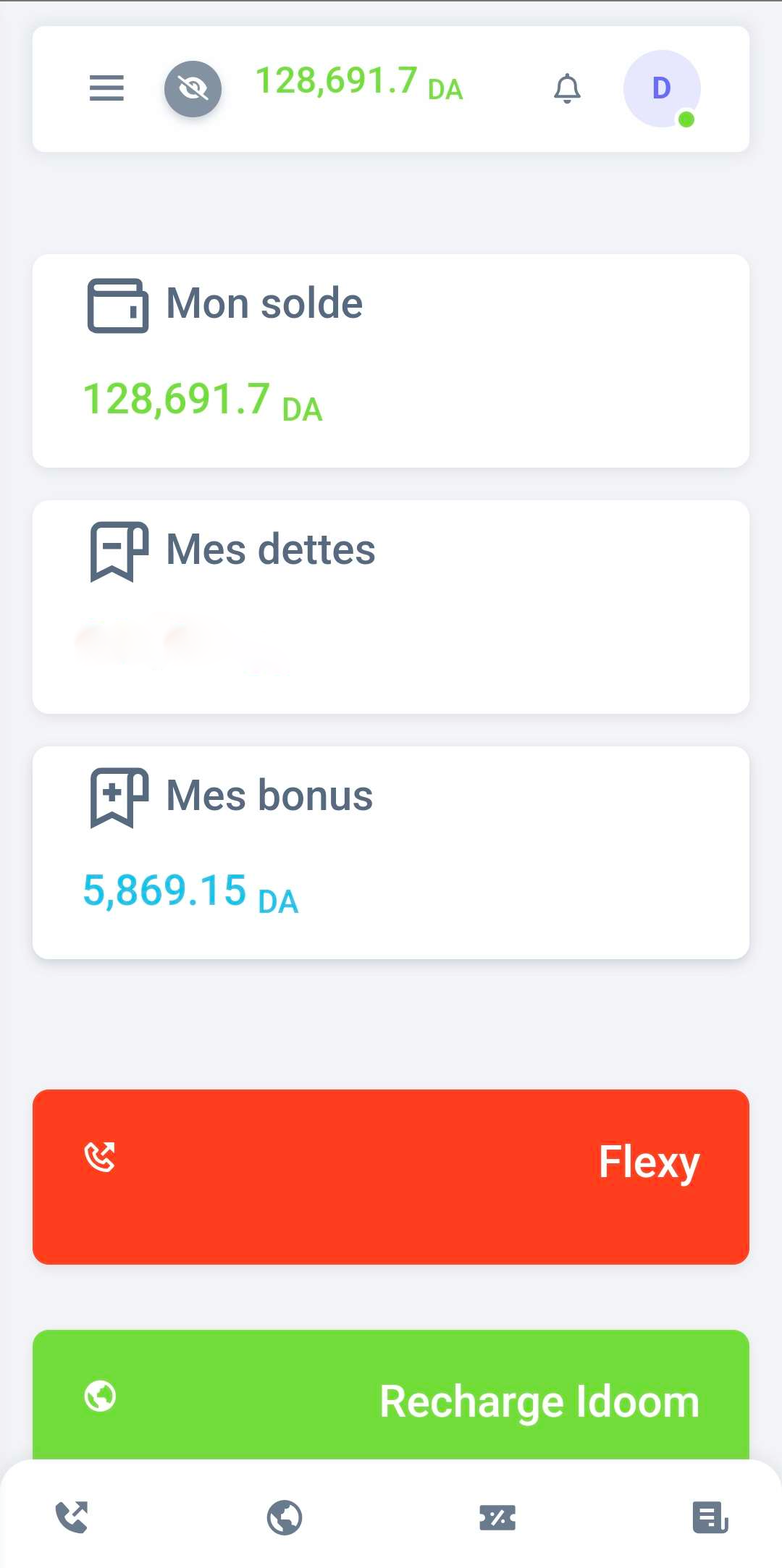 FLEXY DIGITAL sur Android